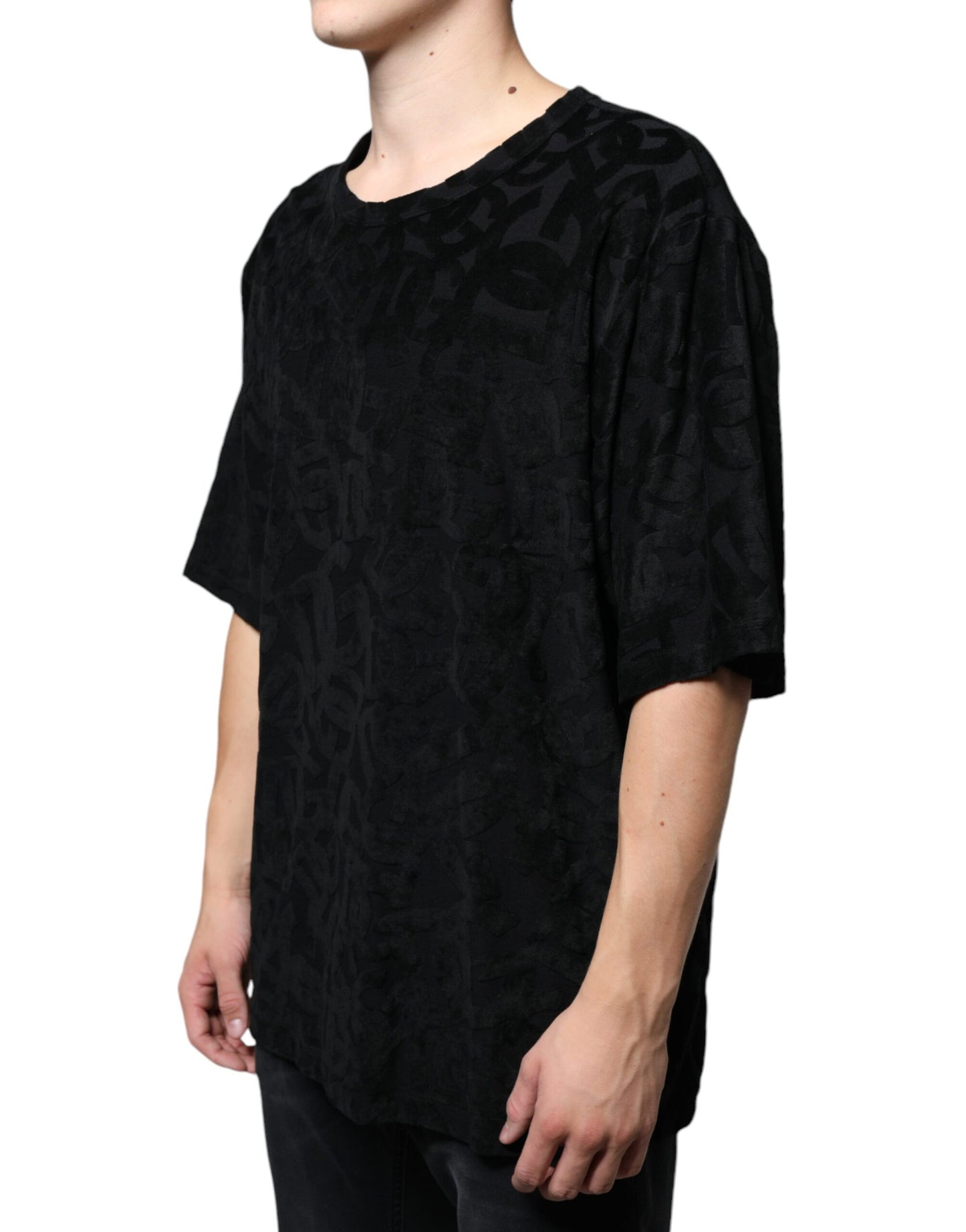 Dolce & Gabbana Black DG Mania Logo Print T-shirt Dolce & Gabbana