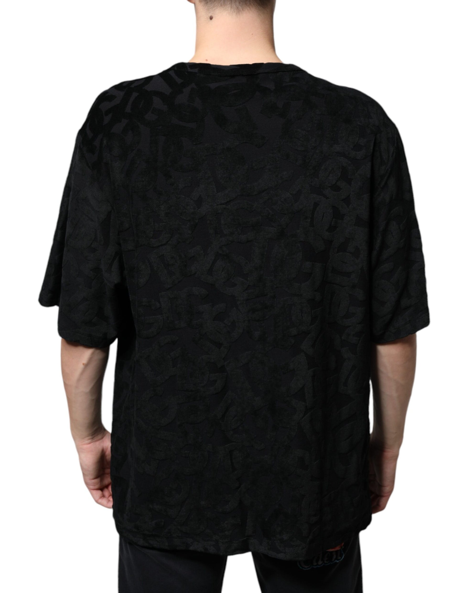 Dolce & Gabbana Black DG Mania Logo Print T-shirt Dolce & Gabbana