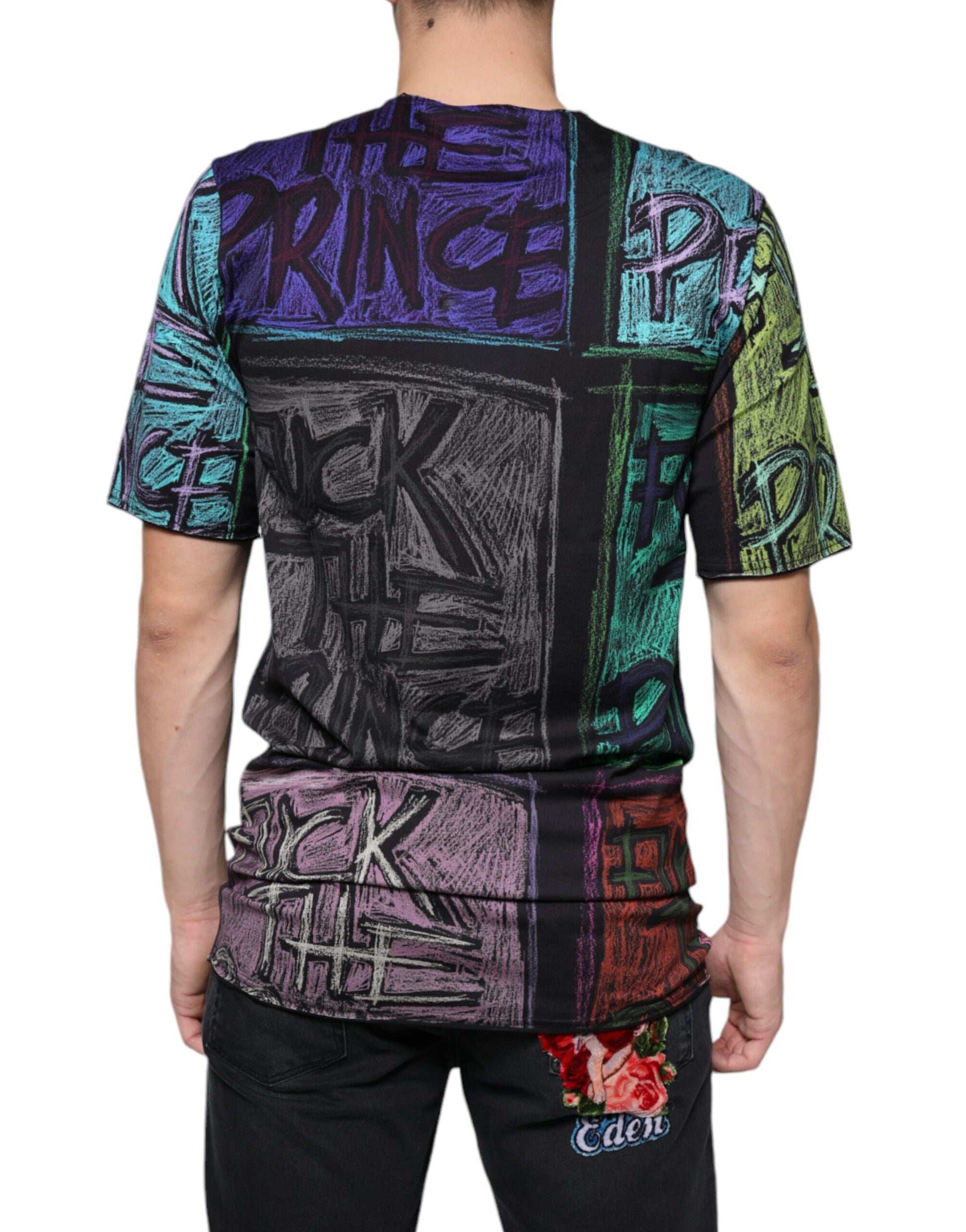 Dolce & Gabbana Multicolor Graphic Print Cotton T-shirt Dolce & Gabbana