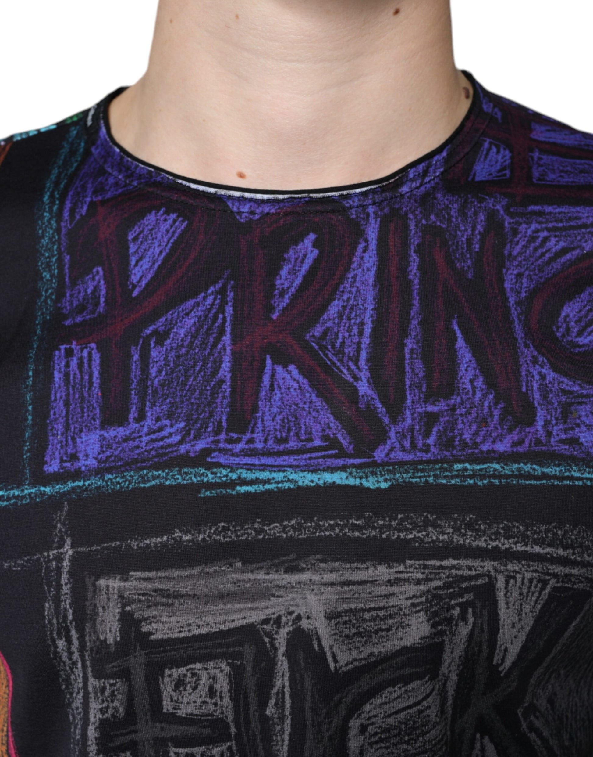 Dolce & Gabbana Multicolor Graphic Print Cotton T-shirt Dolce & Gabbana