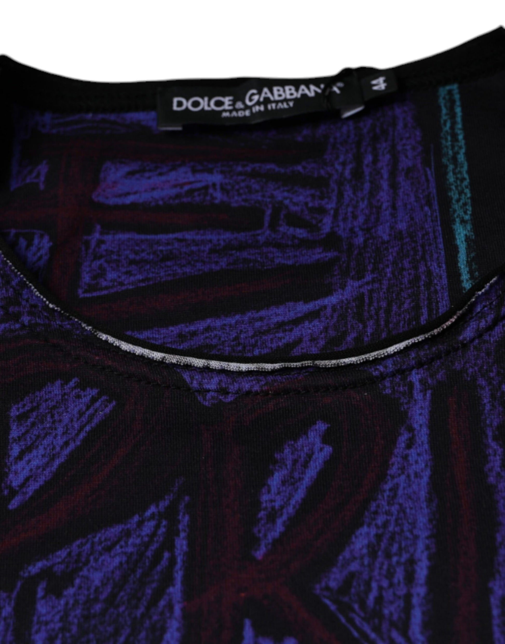Dolce & Gabbana Multicolor Graphic Print Cotton T-shirt Dolce & Gabbana