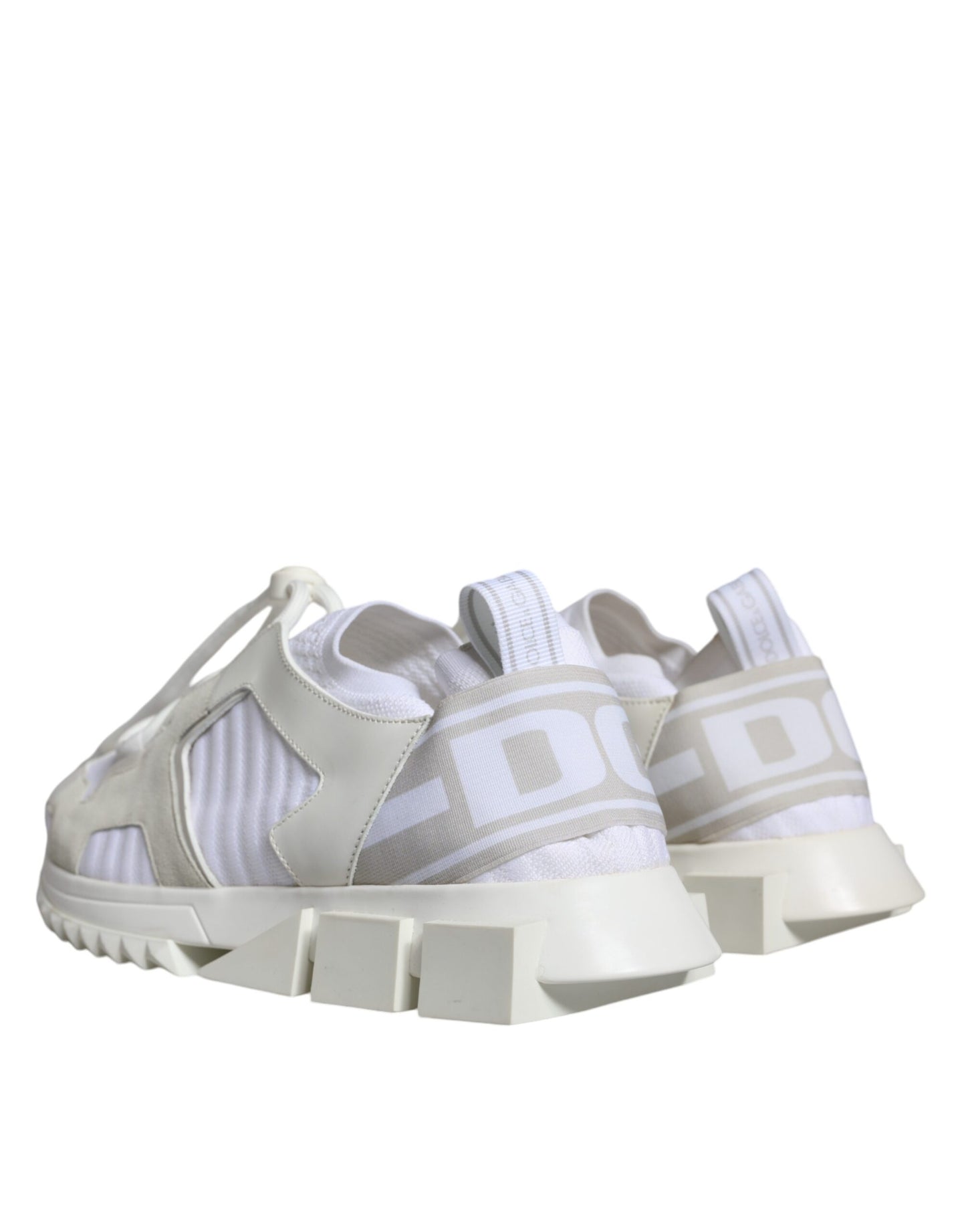 Dolce & Gabbana White Mesh Sorrento Trekking Sneakers Shoes Dolce & Gabbana