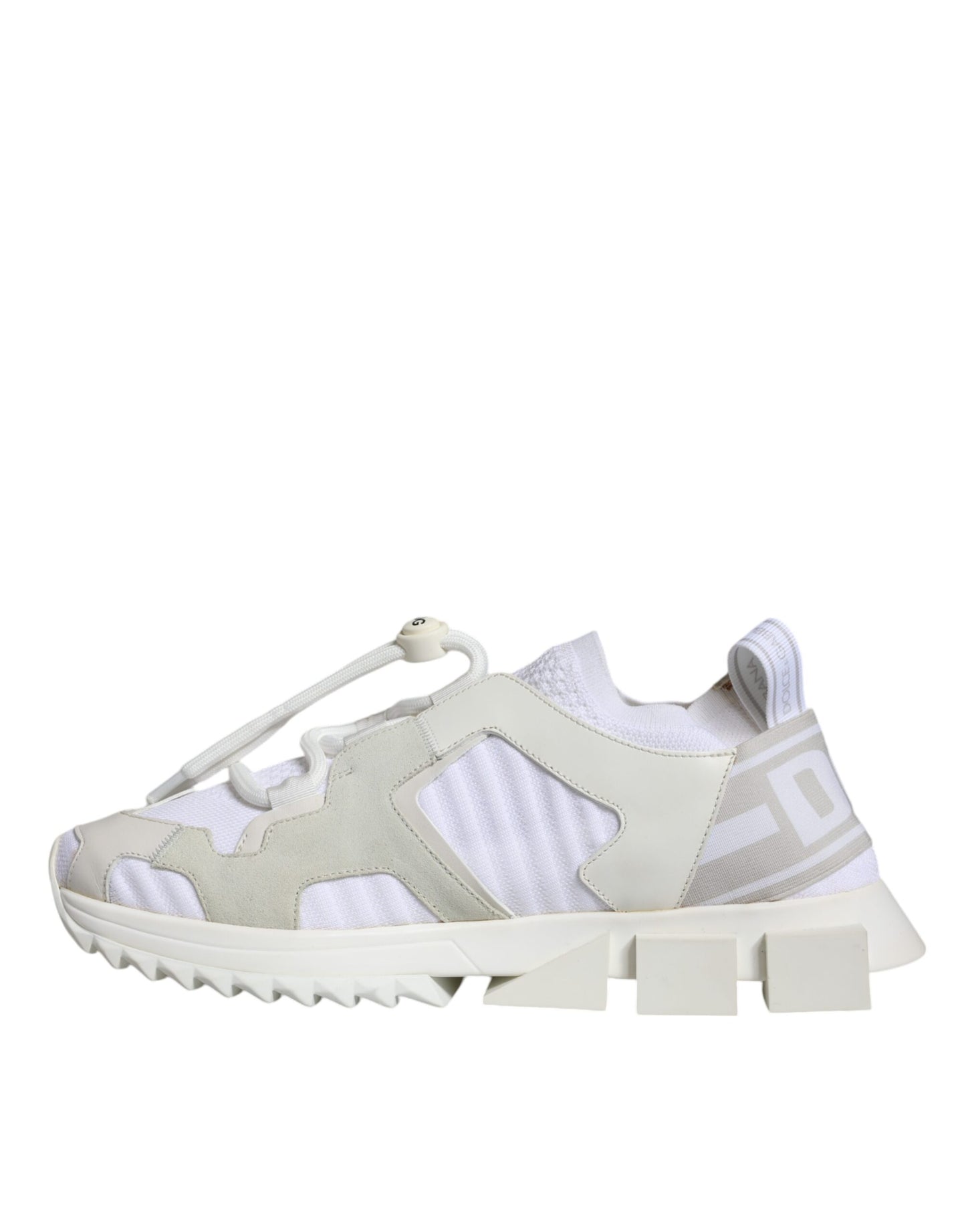 Dolce & Gabbana White Mesh Sorrento Trekking Sneakers Shoes Dolce & Gabbana
