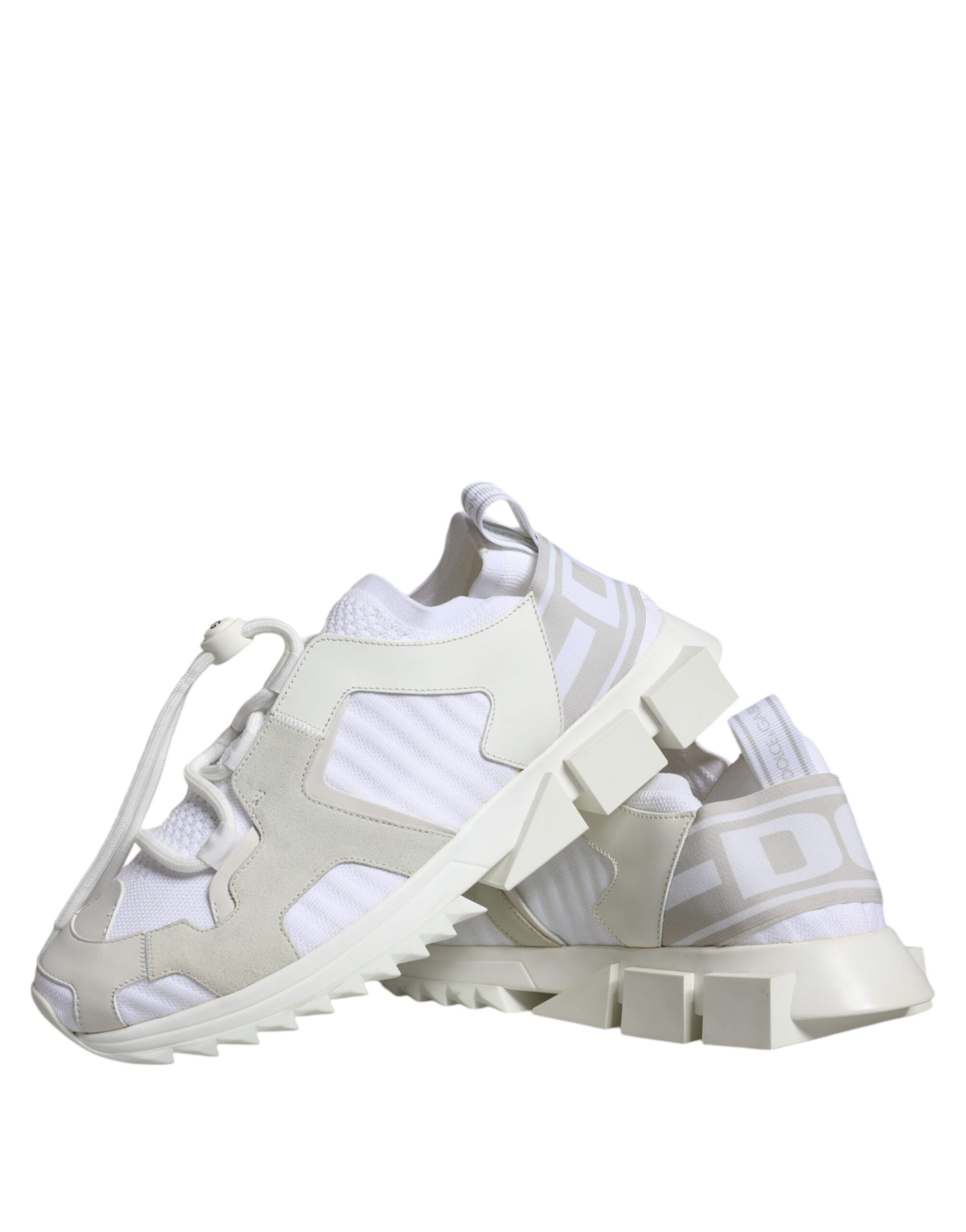 Dolce & Gabbana White Mesh Sorrento Trekking Sneakers Shoes Dolce & Gabbana