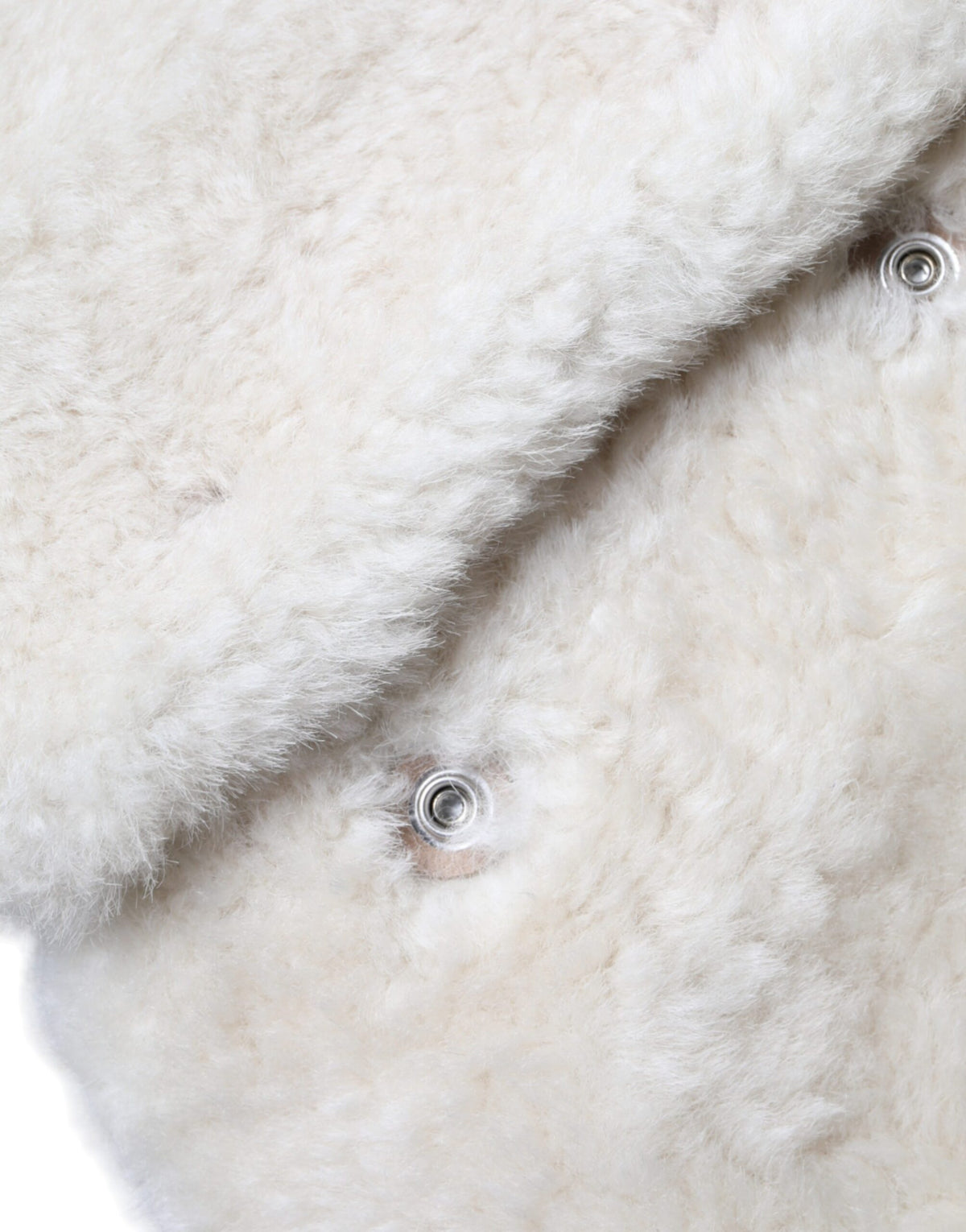 Burberry White WARRENFORD Shearling Leather Vest Coat Jacket - Eljoys Fashion 