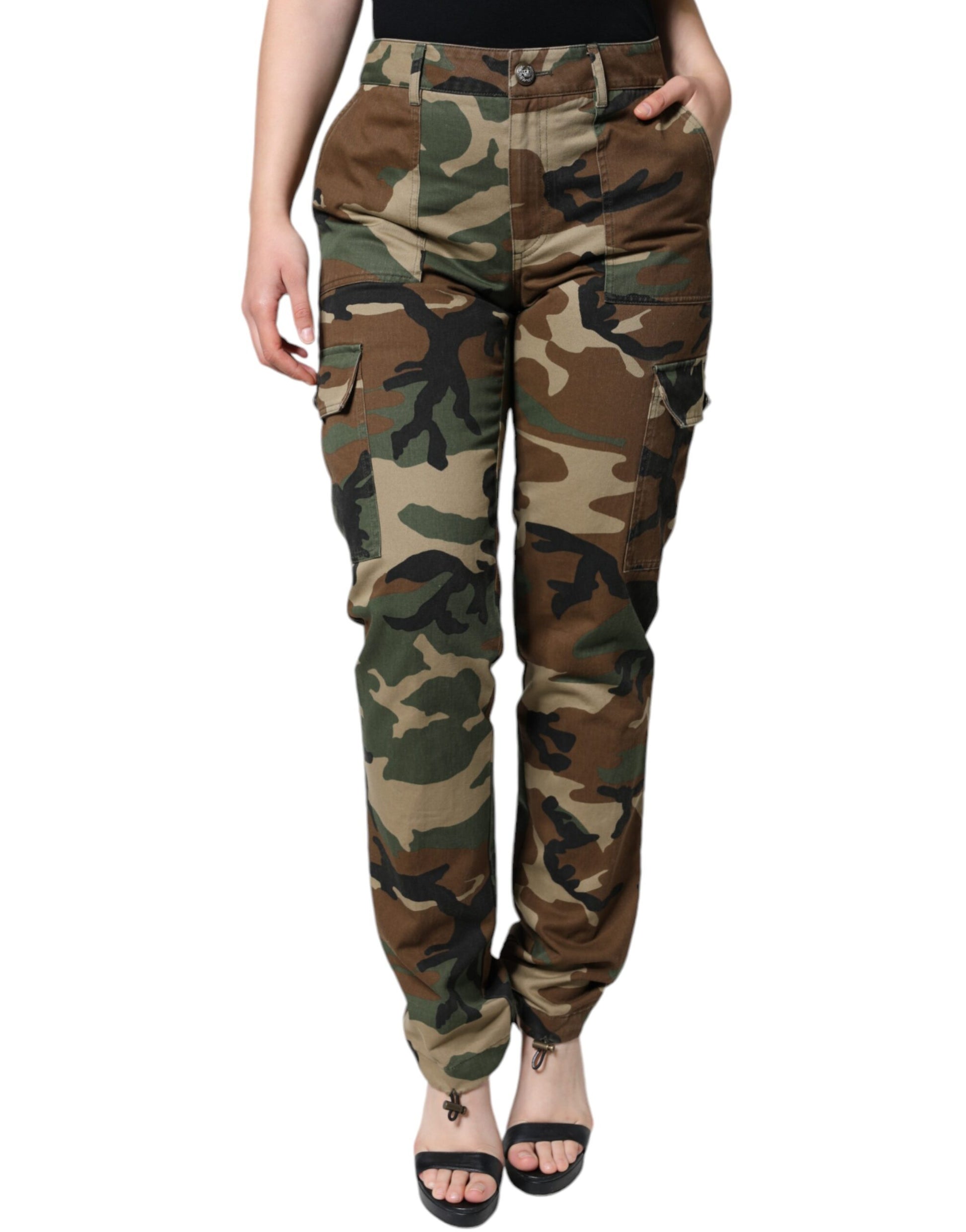 Dolce & Gabbana Multicolor Camouflage Cargo Pants Dolce & Gabbana