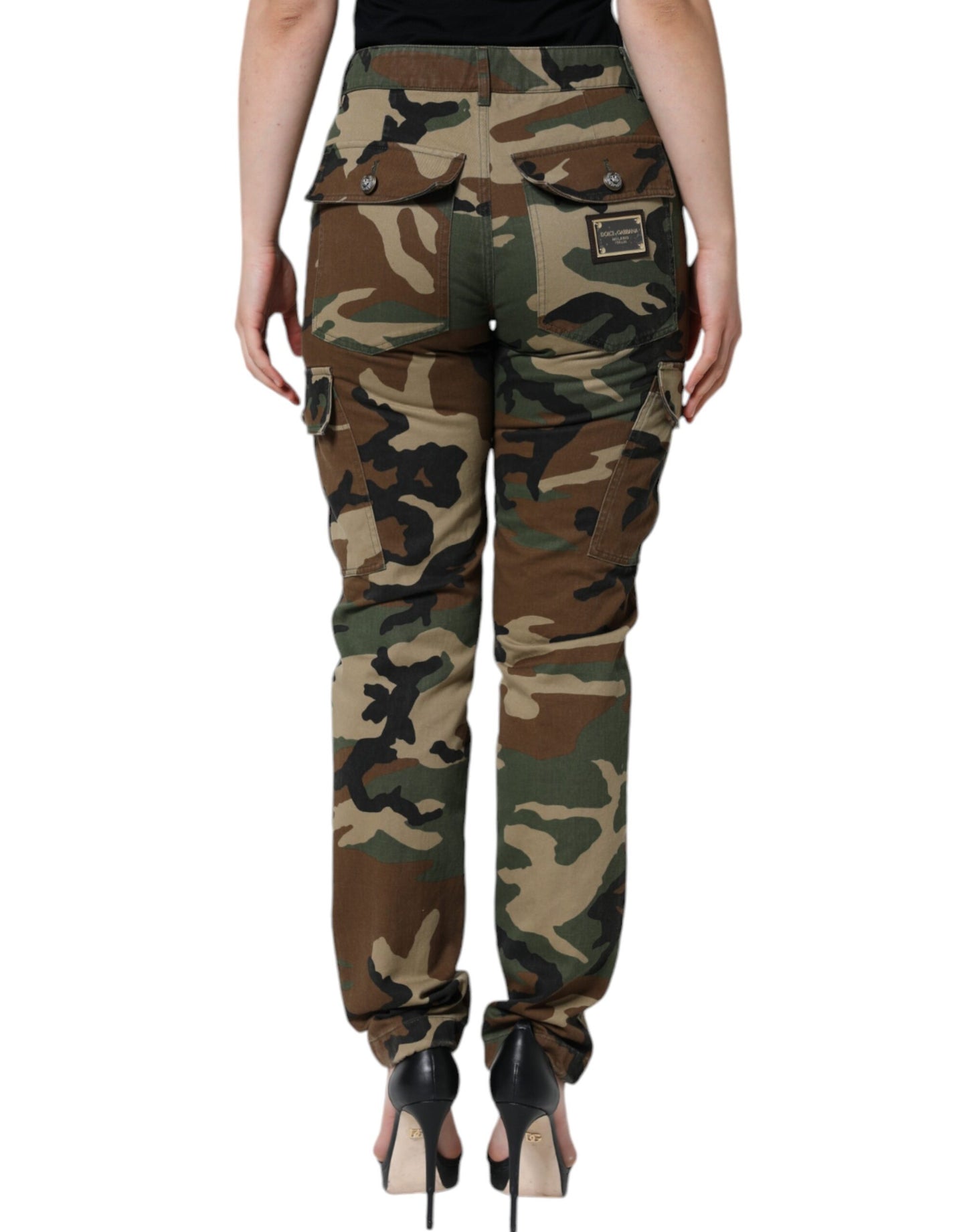 Dolce & Gabbana Multicolor Camouflage Cargo Pants Dolce & Gabbana