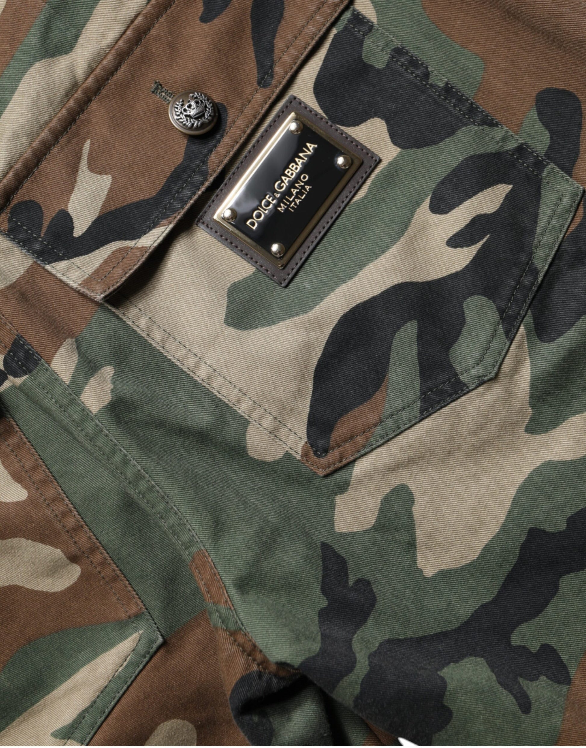 Dolce & Gabbana Multicolor Camouflage Cargo Pants Dolce & Gabbana