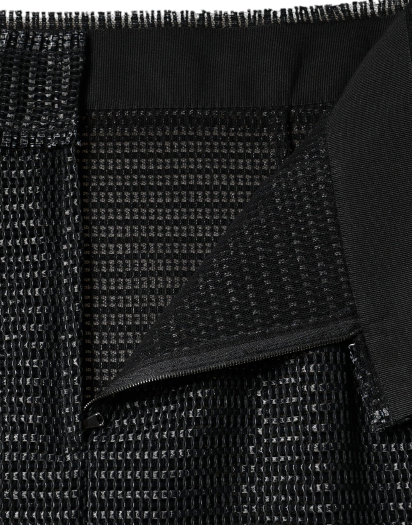 Dolce & Gabbana Black Viscose High Waist Pencil Cut Skirt Dolce & Gabbana