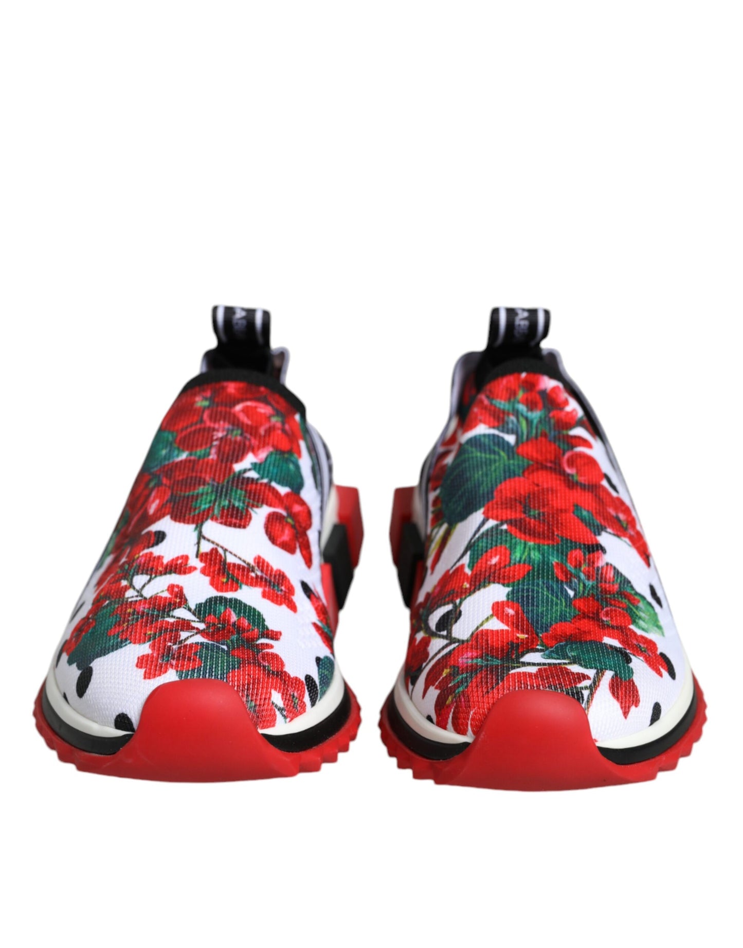 Dolce & Gabbana Multicolor Geranium Sorrento Sneakers Shoes Dolce & Gabbana