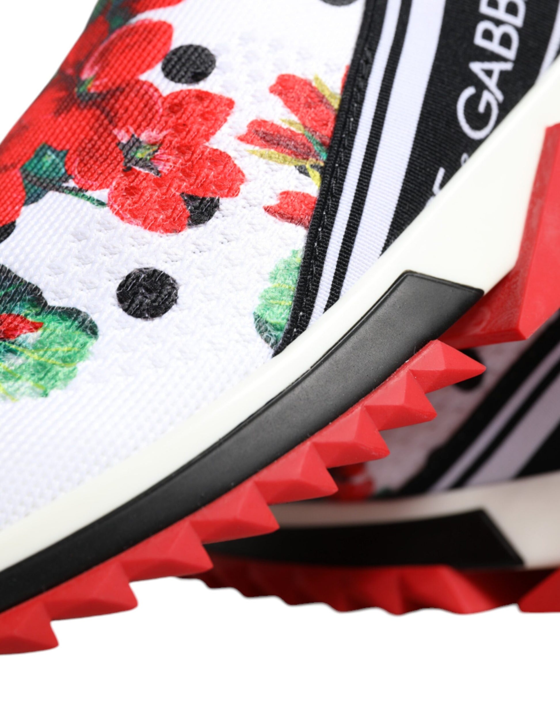 Dolce & Gabbana Multicolor Geranium Sorrento Sneakers Shoes Dolce & Gabbana