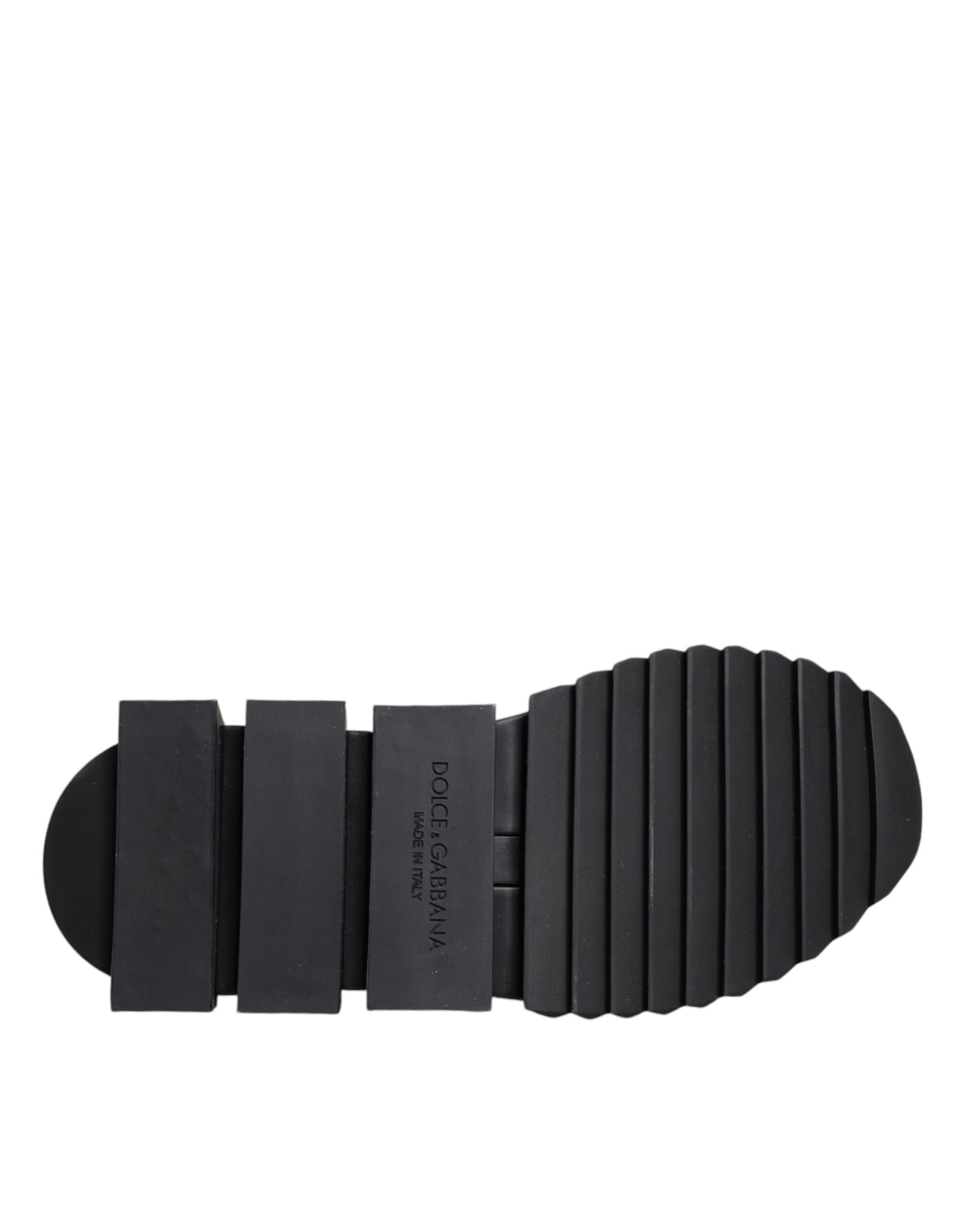 Dolce & Gabbana Black Sorrento Socks Logo Sneakers Shoes Dolce & Gabbana