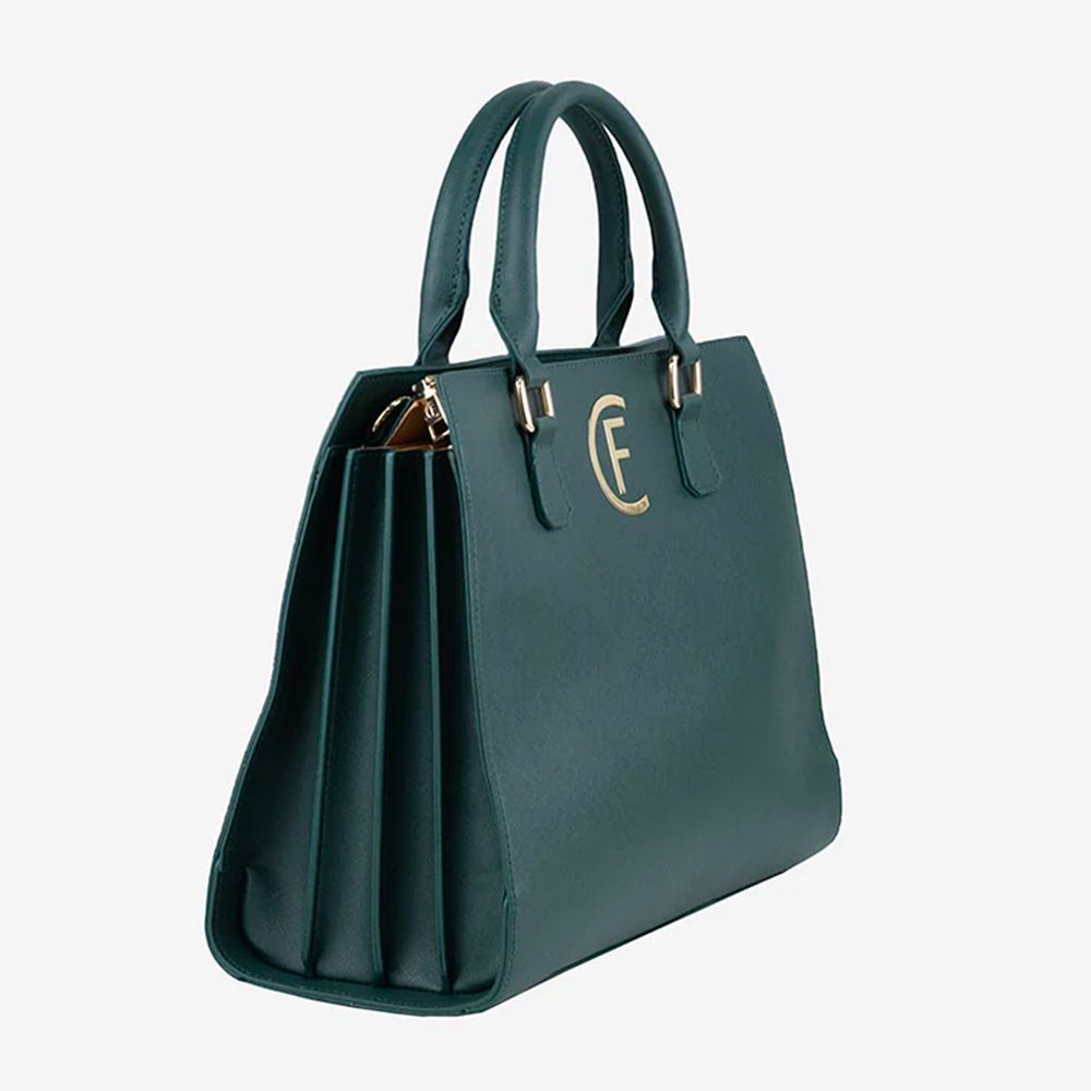 CRISTINAEFFE Green Artificial Leather Women Crossbody Bag CRISTINAEFFE