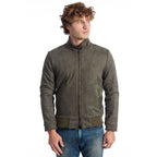Roberto Pepe Luxury Green Eco Leather Men Jacket Roberto Pepe Luxury