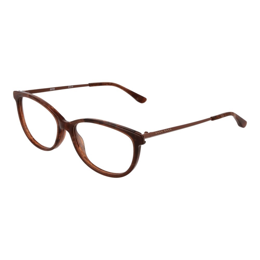 Hugo Boss Brown Acetate Glasses Frames