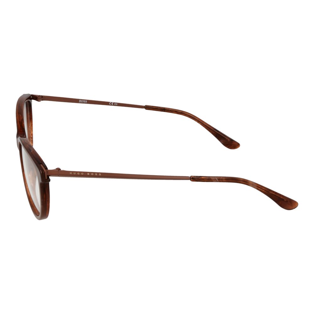 Hugo Boss Brown Acetate Glasses Frames