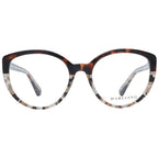 Brown plastic glasses frames from Marciano by Guess, stylish eyewear with a modern design and sleek shape.