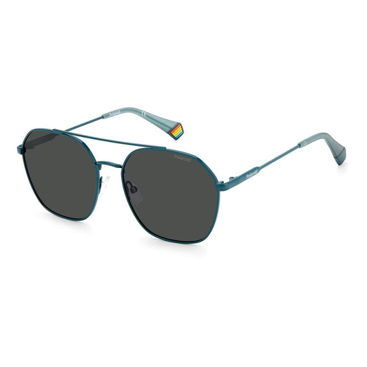 Polaroid Blue Stainless Steel Sunglasses Polaroid
