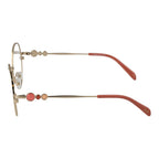 Emilio Pucci Gold Metal Glasses Frames