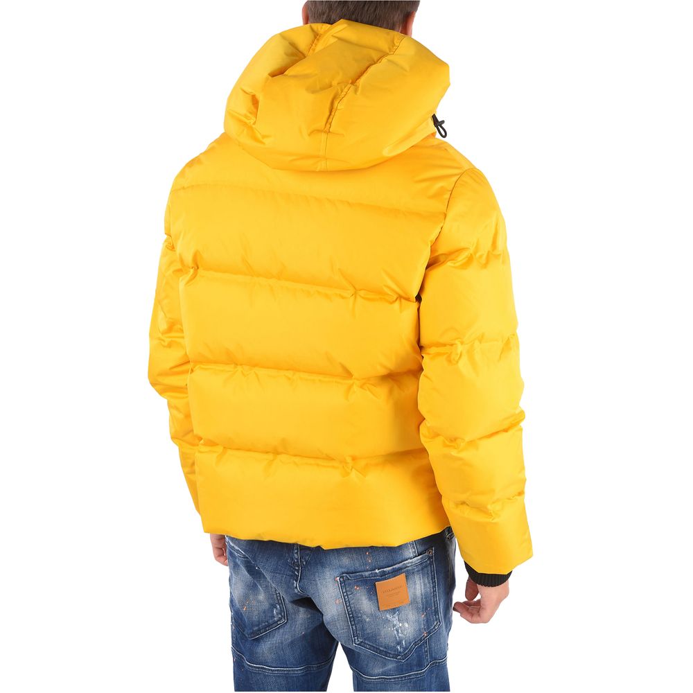 Dsquared² Yellow Nylon Men's Down Jacket Dsquared²
