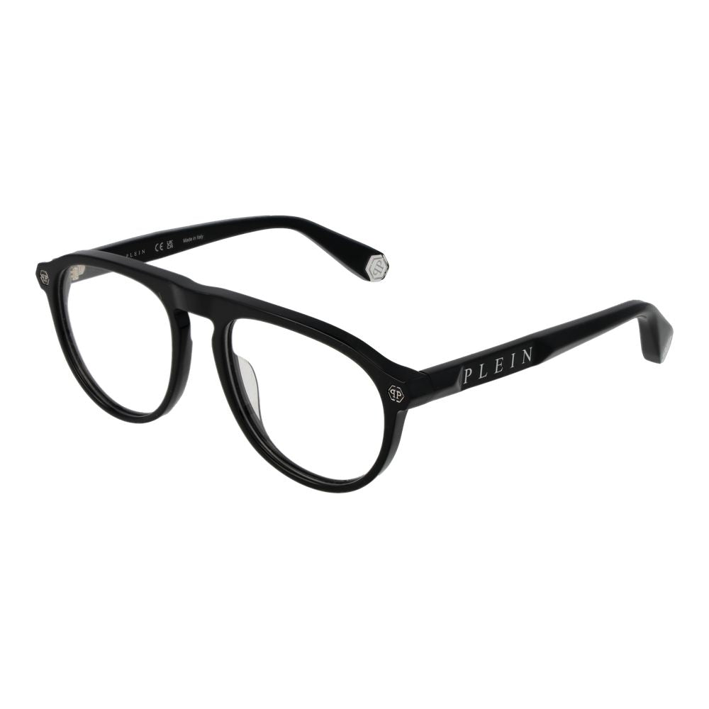 Philipp Plein Black Cellulose Acetate Glasses Frames