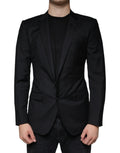 Dolce & Gabbana Black MARTINI Bee Single Breasted Blazer - Eljoys Fashion 