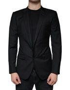 Dolce & Gabbana Black MARTINI Bee Single Breasted Blazer - Eljoys Fashion 