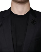 Dolce & Gabbana Black MARTINI Bee Single Breasted Blazer - Eljoys Fashion 