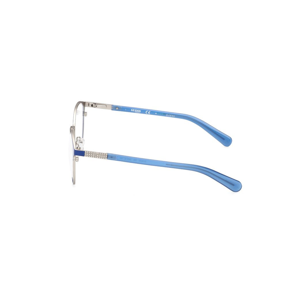 Guess Blue Metal Glasses Frames