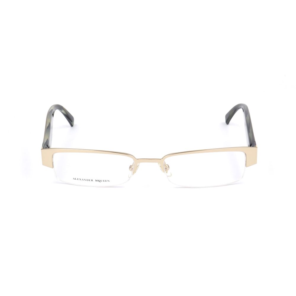 Alexander McQueen Gold Metal Frames Alexander McQueen