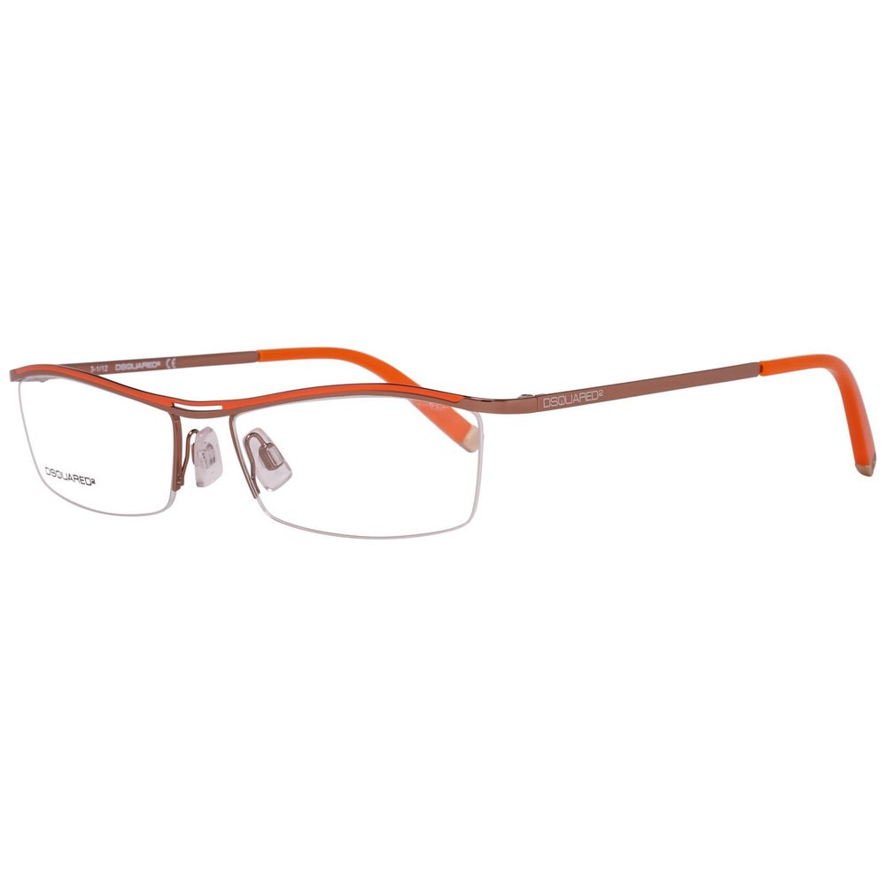 Dsquared² Rose Gold Metal Glasses Frames
