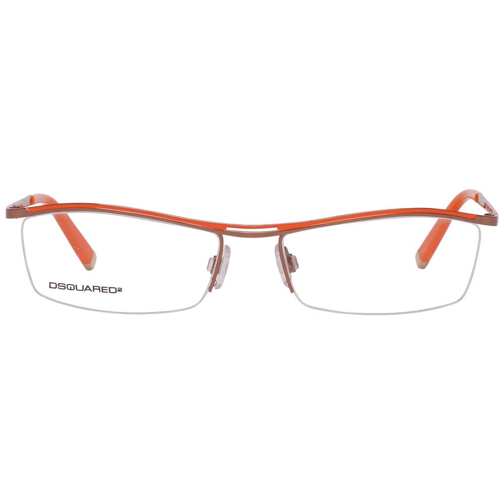 Dsquared² Rose Gold Metal Glasses Frames