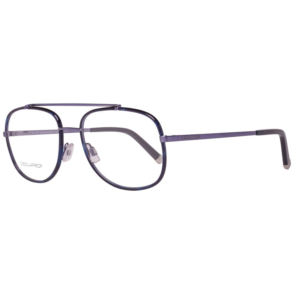 Dsquared² Blue Metal Glasses Frames