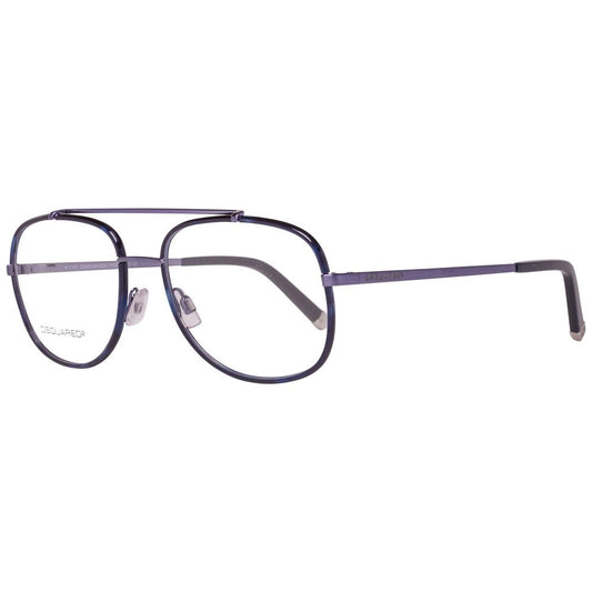 Dsquared² Blue Metal Glasses Frames