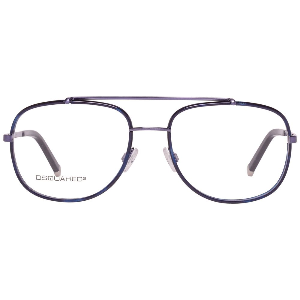 Dsquared² Blue Metal Glasses Frames