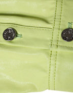 Dolce & Gabbana Green Cotton Collared Men Button Down Shirt - Eljoys Fashion 