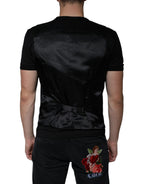 Dolce & Gabbana Black Wool Formal Dress Men Waistcoat Vest - Eljoys Fashion 