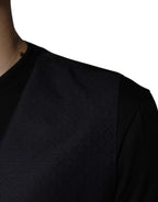 Dolce & Gabbana Black Wool Waistcoat Dress Formal Vest - Eljoys Fashion 