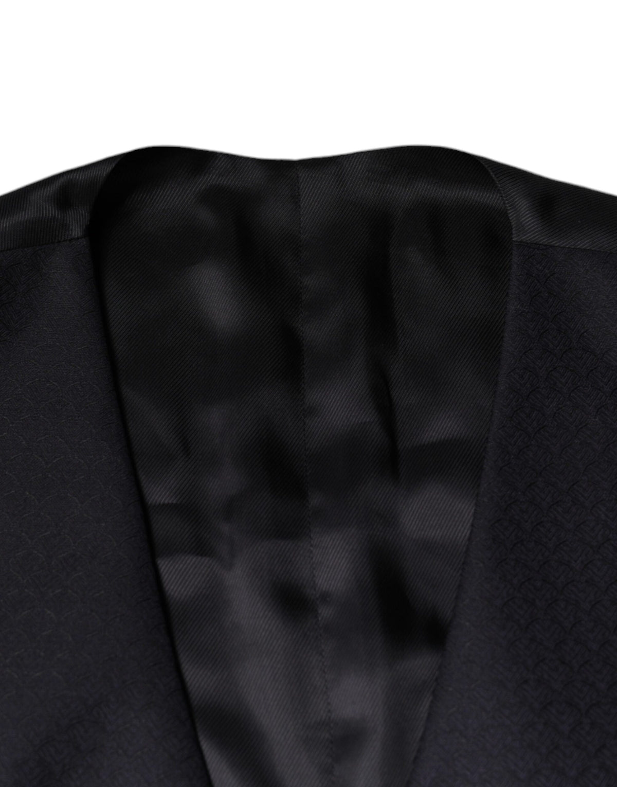 Dolce & Gabbana Black Wool Waistcoat Dress Formal Vest - Eljoys Fashion 