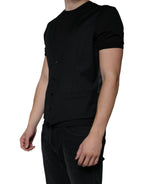 Dolce & Gabbana Black Wool Waistcoat Dress Formal Vest - Eljoys Fashion 