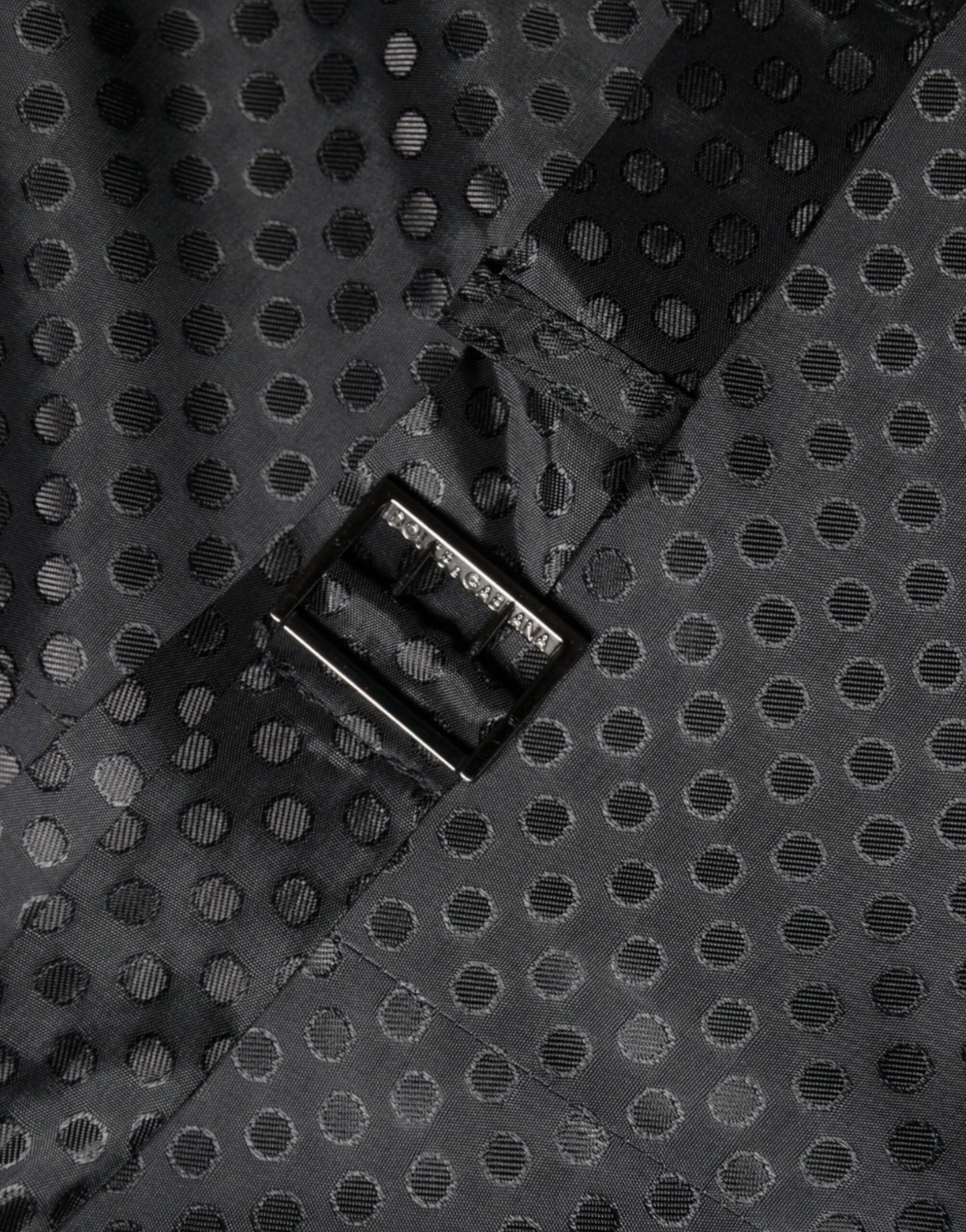 Dolce & Gabbana Black Wool Waistcoat Dress Formal Vest Dolce & Gabbana