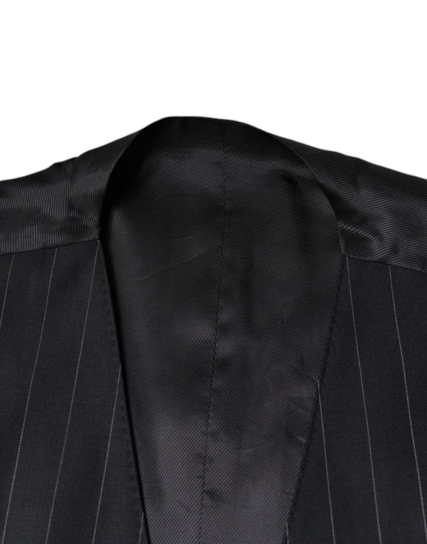 Dolce & Gabbana Black Leather Waistcoat Dress Formal Vest Dolce & Gabbana