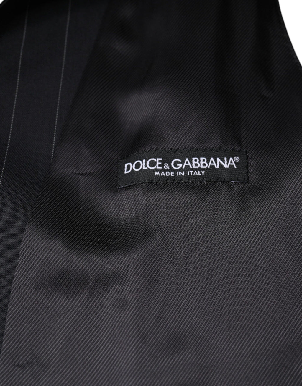 Dolce & Gabbana Black Leather Waistcoat Dress Formal Vest - Eljoys Fashion 