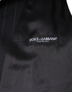 Dolce & Gabbana Black Leather Waistcoat Dress Formal Vest - Eljoys Fashion 