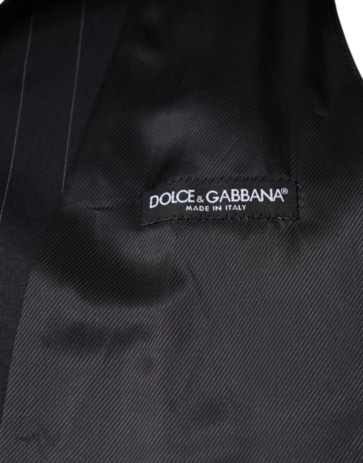 Dolce & Gabbana Black Leather Waistcoat Dress Formal Vest - Eljoys Fashion 