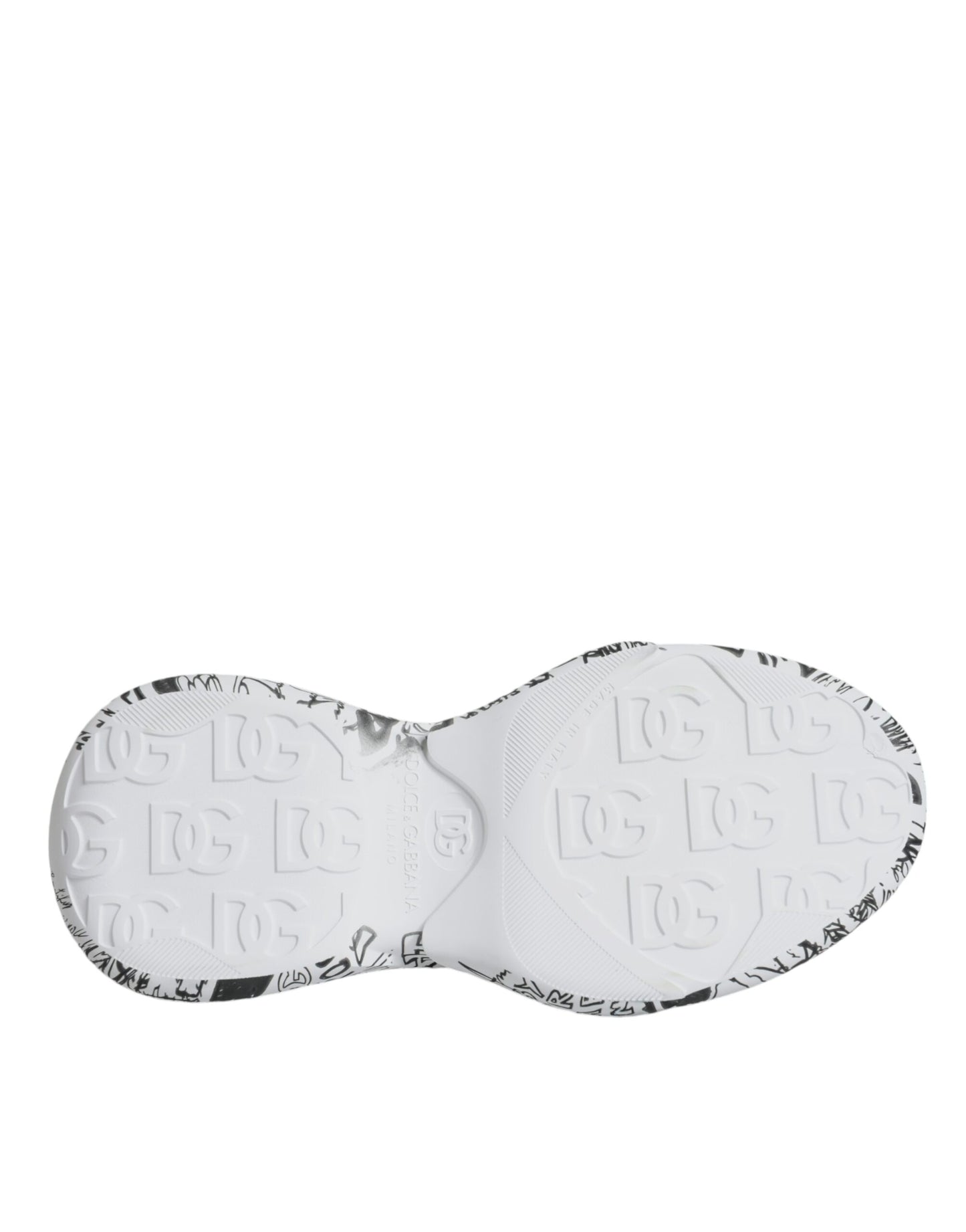 Dolce & Gabbana White Black Graffiti Daymaster Sneakers Shoes Dolce & Gabbana