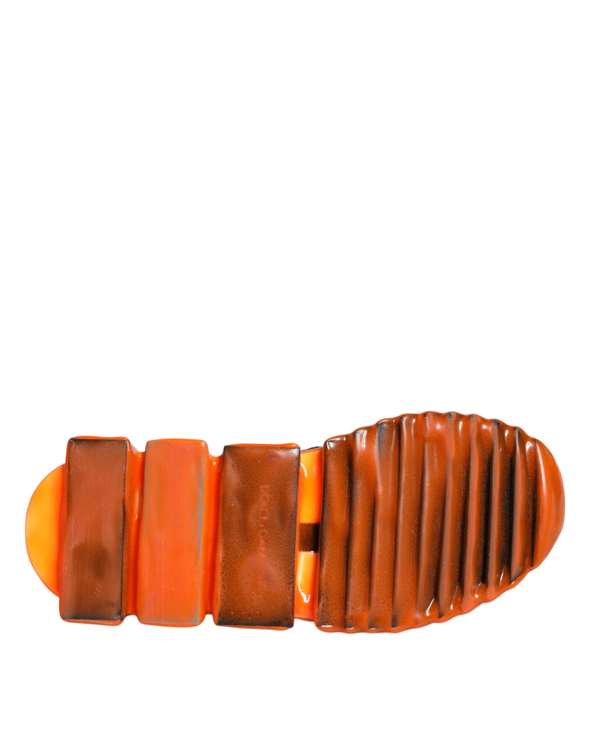 Dolce & Gabbana Black Orange Sorrento Slip On Sneakers Shoes - Eljoys Fashion 