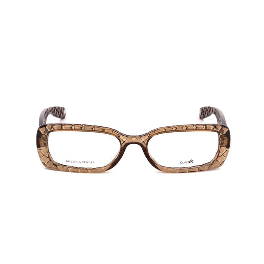 Bottega Veneta Brown Plastic Glasses Frames