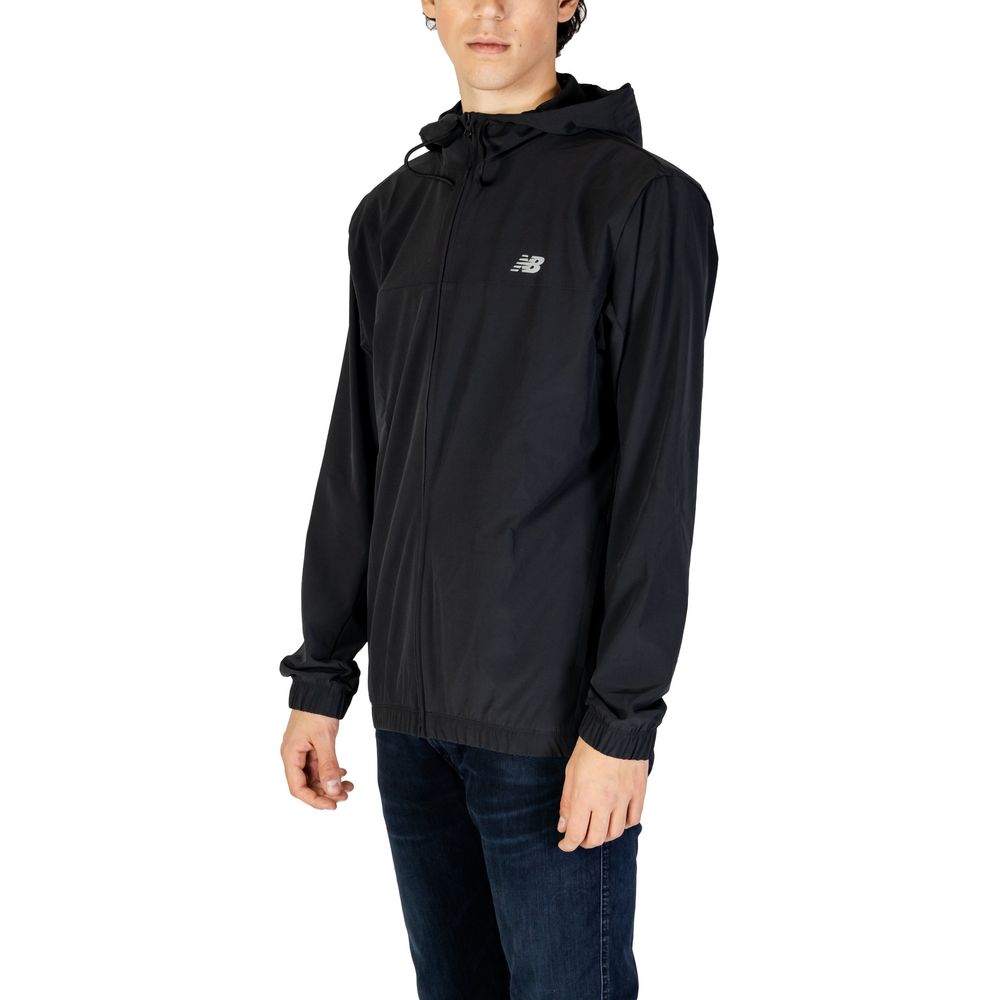 New Balance Black Recycled Polyester Jackets & Coat New Balance