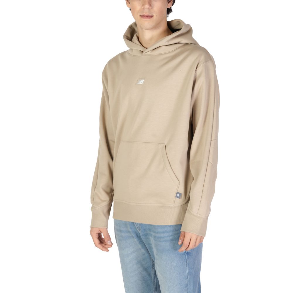 New Balance Beige Recycled Polyester Hoody New Balance